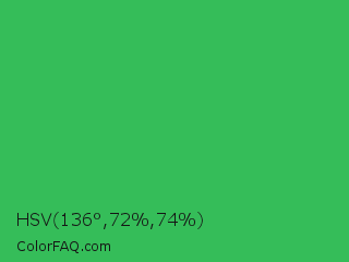HSV 136°,72%,74% Color Image