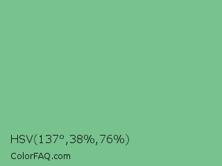 HSV 137°,38%,76% Color Image