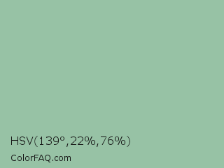 HSV 139°,22%,76% Color Image