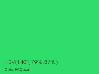HSV 140°,79%,87% Color Image
