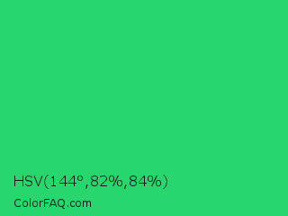 HSV 144°,82%,84% Color Image