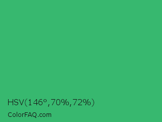 HSV 146°,70%,72% Color Image