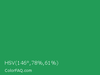 HSV 146°,78%,61% Color Image