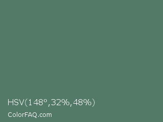 HSV 148°,32%,48% Color Image