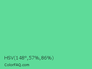 HSV 148°,57%,86% Color Image