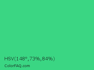 HSV 148°,73%,84% Color Image