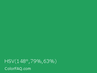 HSV 148°,79%,63% Color Image