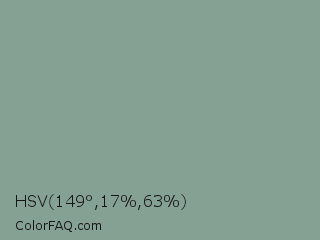 HSV 149°,17%,63% Color Image