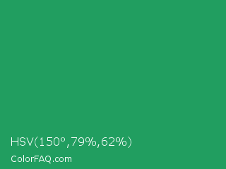 HSV 150°,79%,62% Color Image