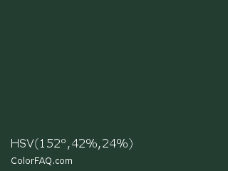 HSV 152°,42%,24% Color Image