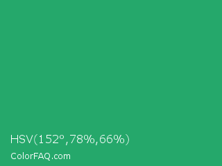 HSV 152°,78%,66% Color Image