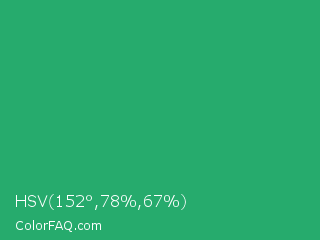 HSV 152°,78%,67% Color Image