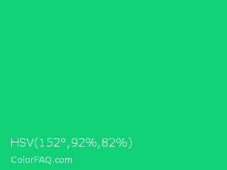 HSV 152°,92%,82% Color Image