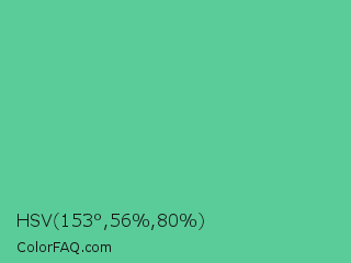HSV 153°,56%,80% Color Image