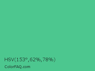HSV 153°,62%,78% Color Image