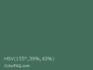 HSV 155°,39%,43% Color Image