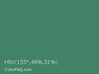 HSV 155°,49%,51% Color Image