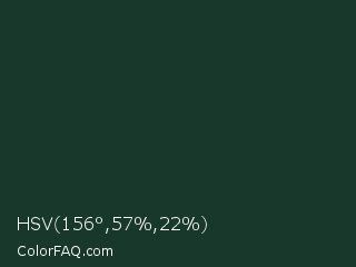 HSV 156°,57%,22% Color Image