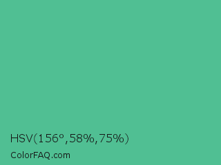 HSV 156°,58%,75% Color Image