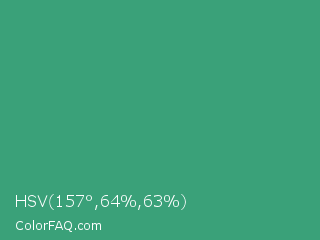 HSV 157°,64%,63% Color Image