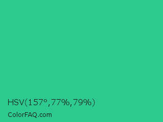 HSV 157°,77%,79% Color Image