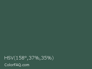 HSV 158°,37%,35% Color Image