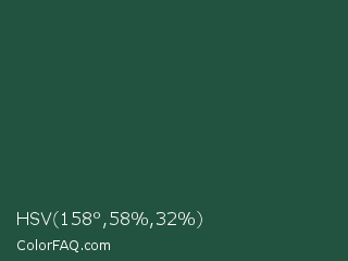 HSV 158°,58%,32% Color Image