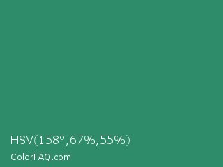 HSV 158°,67%,55% Color Image