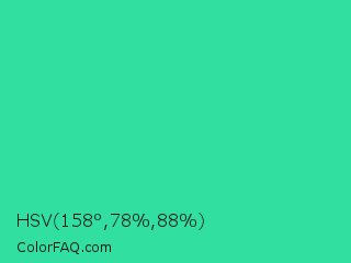 HSV 158°,78%,88% Color Image