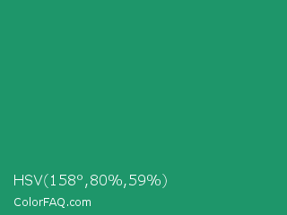 HSV 158°,80%,59% Color Image