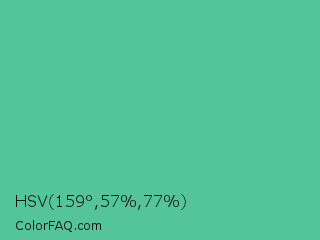 HSV 159°,57%,77% Color Image