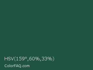 HSV 159°,60%,33% Color Image
