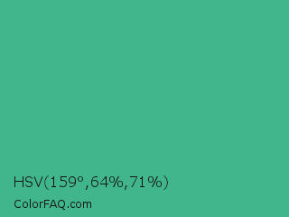 HSV 159°,64%,71% Color Image