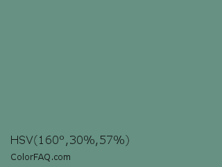 HSV 160°,30%,57% Color Image