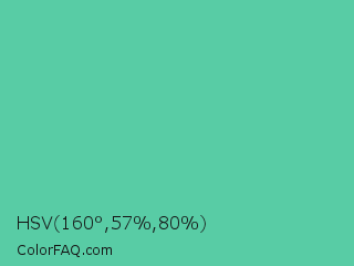 HSV 160°,57%,80% Color Image