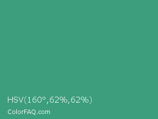 HSV 160°,62%,62% Color Image