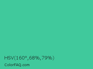 HSV 160°,68%,79% Color Image
