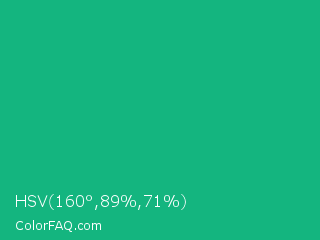 HSV 160°,89%,71% Color Image