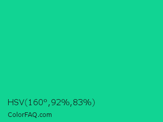 HSV 160°,92%,83% Color Image