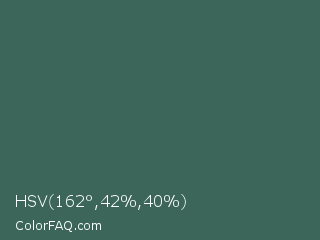 HSV 162°,42%,40% Color Image