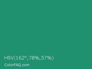 HSV 162°,78%,57% Color Image