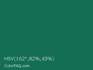 HSV 162°,82%,43% Color Image