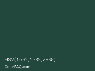 HSV 163°,53%,28% Color Image