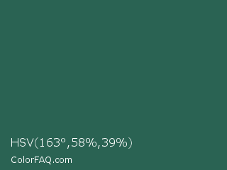 HSV 163°,58%,39% Color Image