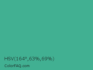 HSV 164°,63%,69% Color Image