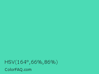 HSV 164°,66%,86% Color Image