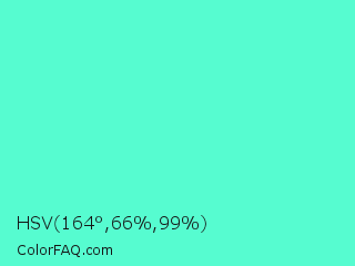 HSV 164°,66%,99% Color Image