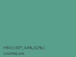 HSV 165°,44%,62% Color Image