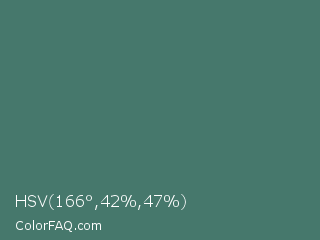 HSV 166°,42%,47% Color Image