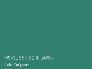 HSV 166°,62%,50% Color Image